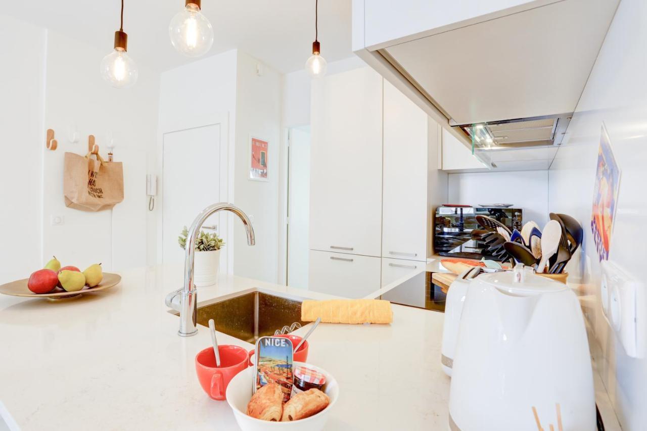 Lou C -Charmant Apt, Clim, Wifi, Refait A Neuf, 6Pers Nizza Esterno foto